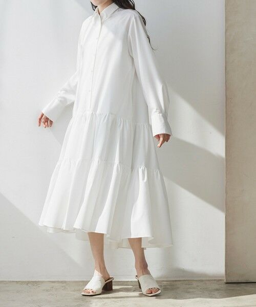 BIANCA / ビアンカ ロング・マキシ丈ワンピース | 【イージーケア】ボリュームシャツワンピース | 詳細2