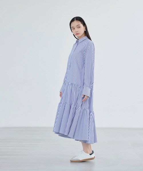 BIANCA / ビアンカ ロング・マキシ丈ワンピース | 【イージーケア】ボリュームシャツワンピース | 詳細3