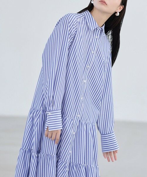 BIANCA / ビアンカ ロング・マキシ丈ワンピース | 【イージーケア】ボリュームシャツワンピース | 詳細4