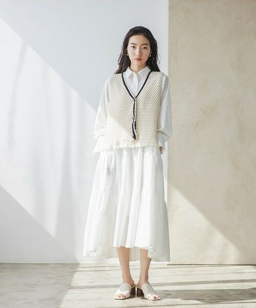 BIANCA / ビアンカ ロング・マキシ丈ワンピース | 【イージーケア】ボリュームシャツワンピース | 詳細6