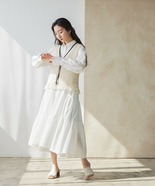BIANCA / ビアンカ ロング・マキシ丈ワンピース | 【イージーケア】ボリュームシャツワンピース | 詳細7