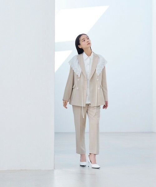 BIANCA / ビアンカ シャツ・ブラウス | 【マルチスタイル】襟付き3WAY刺しゅうブラウス | 詳細20