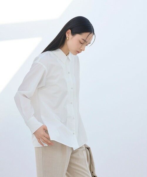 BIANCA / ビアンカ シャツ・ブラウス | 【マルチスタイル】襟付き3WAY刺しゅうブラウス | 詳細4