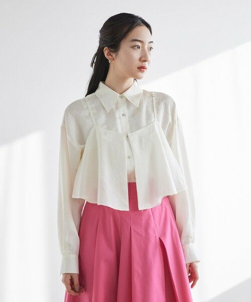 BIANCA / ビアンカ シャツ・ブラウス | 【マルチスタイル】4WAYキャミコンビブラウス | 詳細2