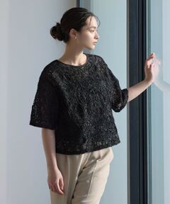 BIANCA / ビアンカ シャツ・ブラウス | 【オケージョン/デイリー】洗えるレースブラウスT