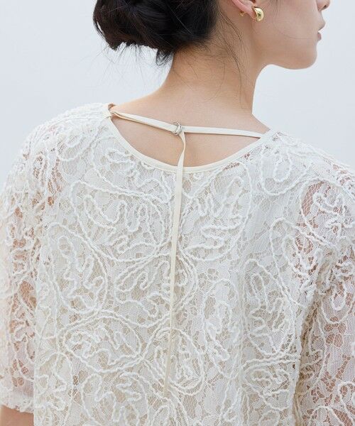 BIANCA / ビアンカ シャツ・ブラウス | 【オケージョン/デイリー】洗えるレースブラウスT | 詳細13