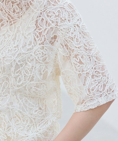 BIANCA / ビアンカ シャツ・ブラウス | 【オケージョン/デイリー】洗えるレースブラウスT | 詳細14