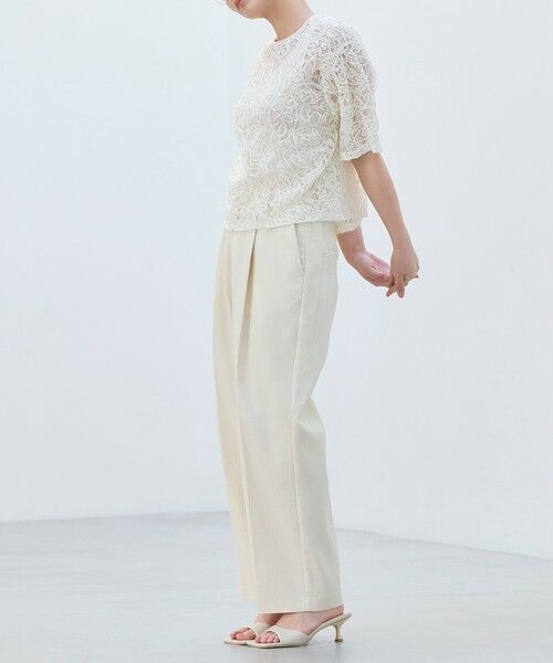 BIANCA / ビアンカ シャツ・ブラウス | 【オケージョン/デイリー】洗えるレースブラウスT | 詳細2