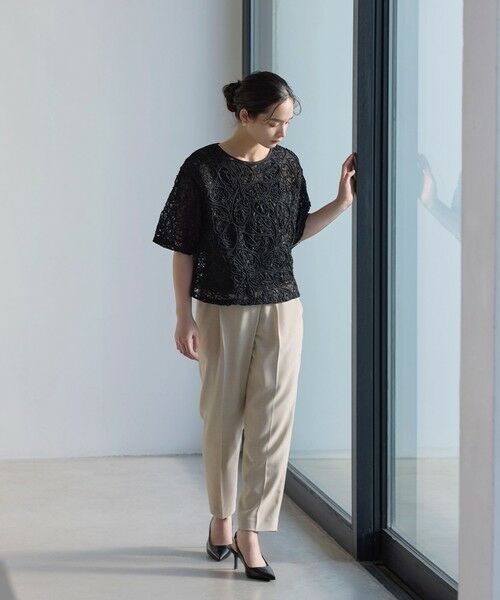 BIANCA / ビアンカ シャツ・ブラウス | 【オケージョン/デイリー】洗えるレースブラウスT | 詳細3