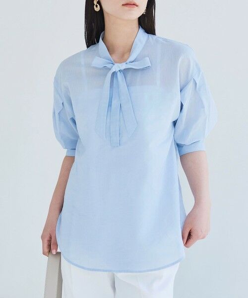 BIANCA / ビアンカ シャツ・ブラウス | 【マルチシーン】軽やかボウタイブラウス | 詳細5