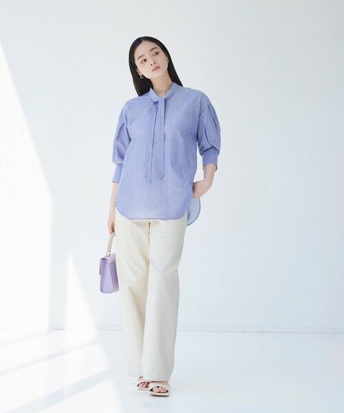 BIANCA / ビアンカ シャツ・ブラウス | 【マルチシーン】軽やかボウタイブラウス | 詳細8