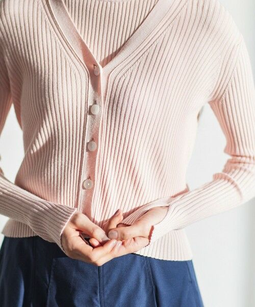BIANCA / ビアンカ ニット・セーター | 【マルチシーン】リラクシーリブニットカーディガン | 詳細13