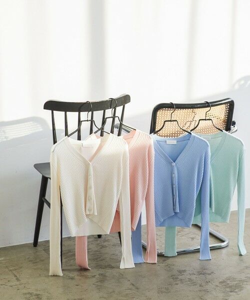 BIANCA / ビアンカ ニット・セーター | 【マルチシーン】リラクシーリブニットカーディガン | 詳細15