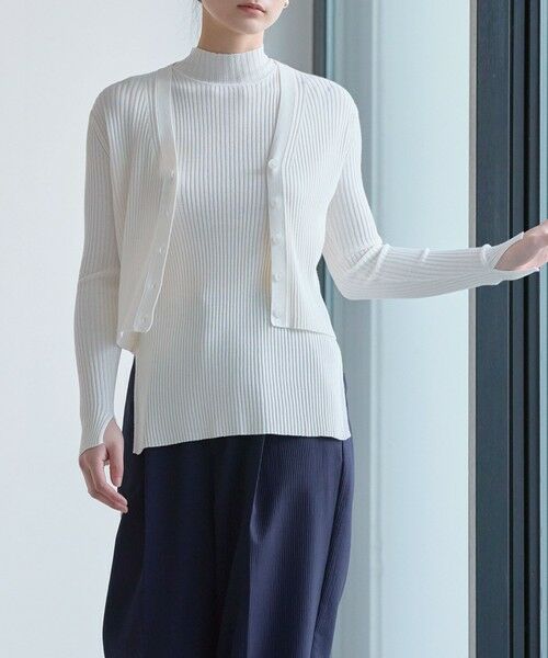 BIANCA / ビアンカ ニット・セーター | 【マルチシーン】リラクシーリブニットカーディガン | 詳細2
