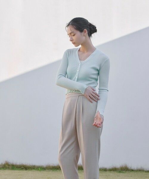BIANCA / ビアンカ ニット・セーター | 【マルチシーン】リラクシーリブニットカーディガン | 詳細9