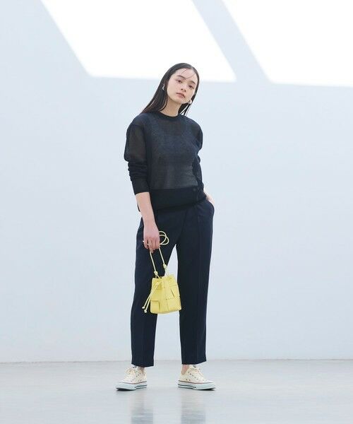 BIANCA / ビアンカ ニット・セーター | 【デイリーユース】スウェットライクシルエットシアーニット | 詳細6