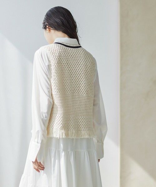 BIANCA / ビアンカ ニット・セーター | 【着回し抜群】手編みニットジレ | 詳細10