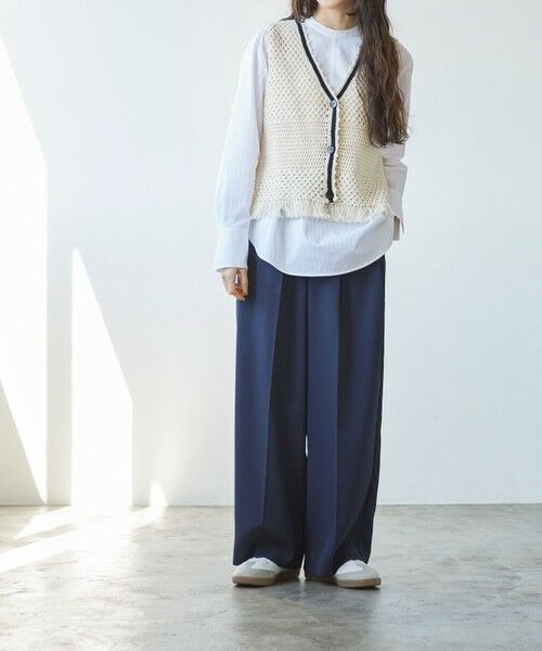 BIANCA / ビアンカ ニット・セーター | 【着回し抜群】手編みニットジレ | 詳細6