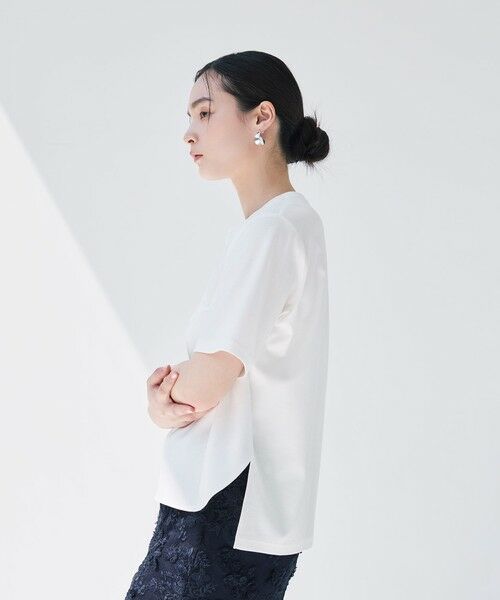 BIANCA / ビアンカ カットソー | 【デイリーユース】ロープ刺しゅうT | 詳細13