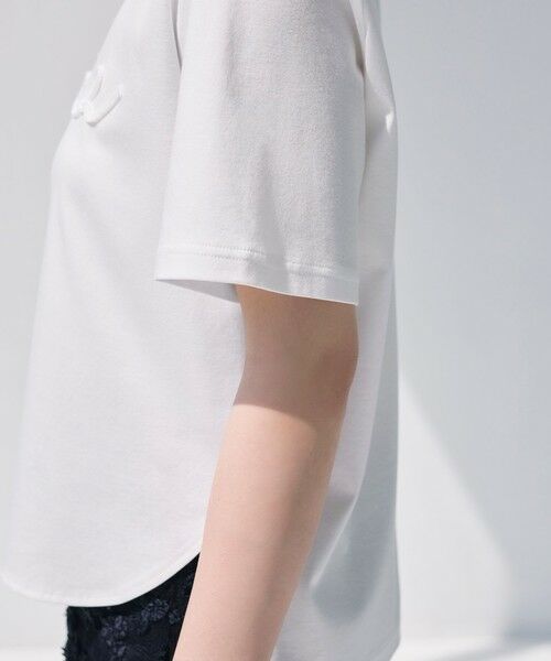 BIANCA / ビアンカ カットソー | 【デイリーユース】ロープ刺しゅうT | 詳細17
