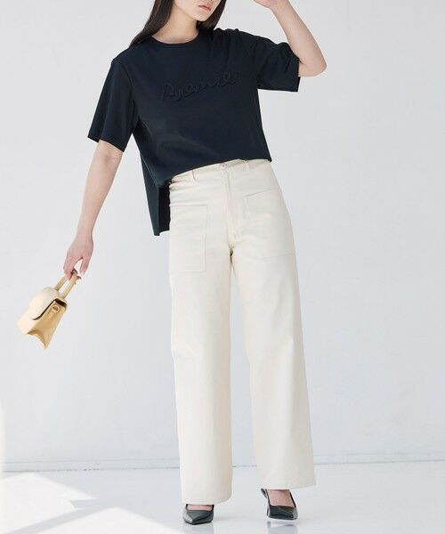 BIANCA / ビアンカ カットソー | 【デイリーユース】ロープ刺しゅうT | 詳細8