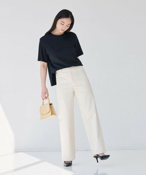 BIANCA / ビアンカ カットソー | 【デイリーユース】ロープ刺しゅうT | 詳細9