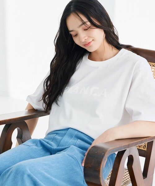 BIANCA / ビアンカ カットソー | 【着回し抜群】BIANCAコットンロゴT | 詳細1