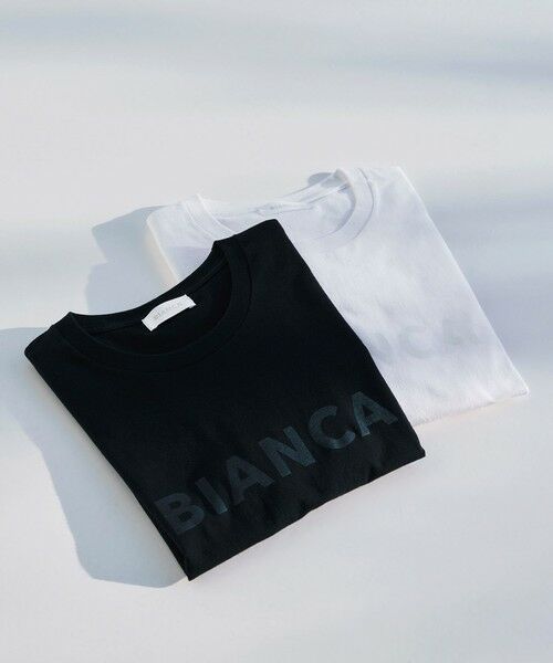 BIANCA / ビアンカ カットソー | 【着回し抜群】BIANCAコットンロゴT | 詳細12