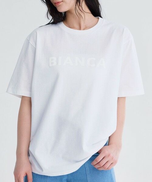 BIANCA / ビアンカ カットソー | 【着回し抜群】BIANCAコットンロゴT | 詳細13