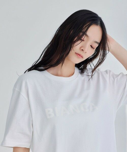 BIANCA / ビアンカ カットソー | 【着回し抜群】BIANCAコットンロゴT | 詳細14