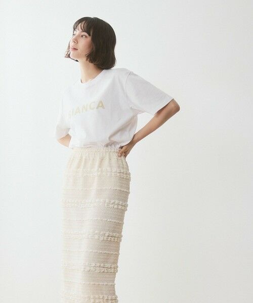 BIANCA / ビアンカ カットソー | 【着回し抜群】BIANCAコットンロゴT | 詳細4