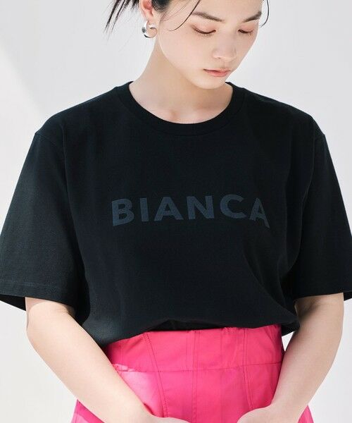 BIANCA / ビアンカ カットソー | 【着回し抜群】BIANCAコットンロゴT | 詳細5