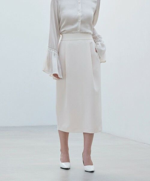BIANCA / ビアンカ ロング・マキシ丈スカート | 【オケージョン/デイリー】軽やかストレッチスカート | 詳細12