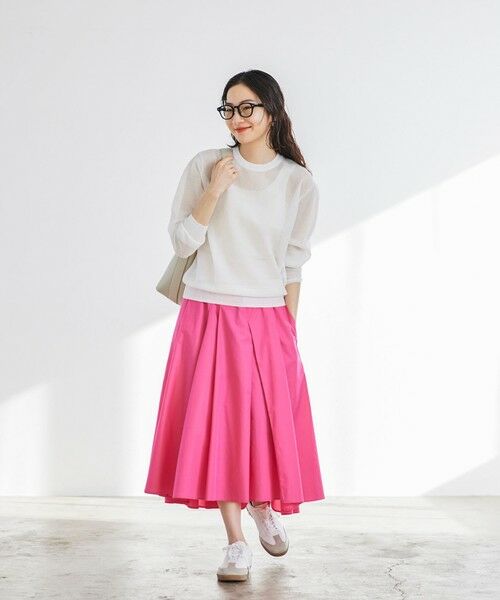 BIANCA / ビアンカ ロング・マキシ丈スカート | 【マルチシーン】ランダムタックスカート | 詳細8