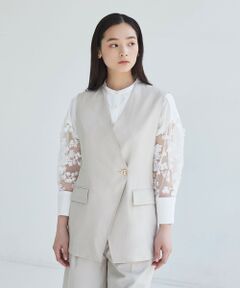 BIANCA / ビアンカ その他アウター | 【着回し抜群】ドライタッチリネンジレ