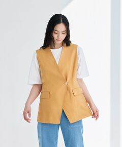 BIANCA / ビアンカ その他アウター | 【着回し抜群】ドライタッチリネンジレ