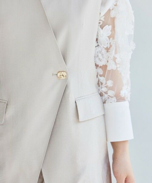 BIANCA / ビアンカ その他アウター | 【着回し抜群】ドライタッチリネンジレ | 詳細8