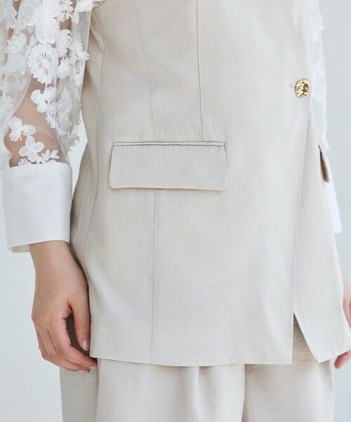 BIANCA / ビアンカ その他アウター | 【着回し抜群】ドライタッチリネンジレ | 詳細9