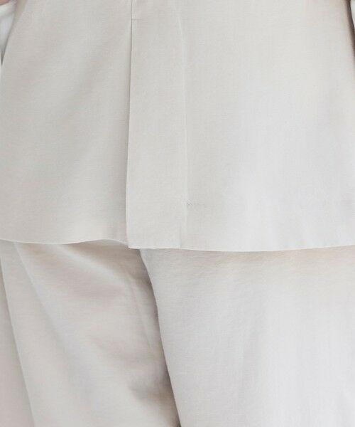 BIANCA / ビアンカ その他アウター | 【着回し抜群】ドライタッチリネンジレ | 詳細10