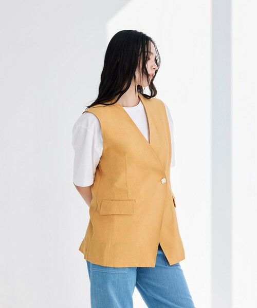 BIANCA / ビアンカ その他アウター | 【着回し抜群】ドライタッチリネンジレ | 詳細11