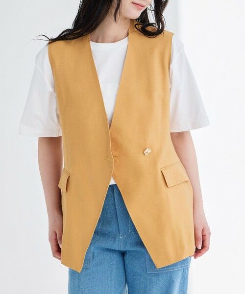 BIANCA / ビアンカ その他アウター | 【着回し抜群】ドライタッチリネンジレ | 詳細12