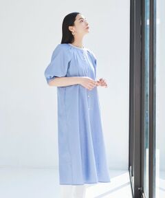 BIANCA / ビアンカ ロング・マキシ丈ワンピース | 【デイリーユース】コットンリネンフレアワンピース