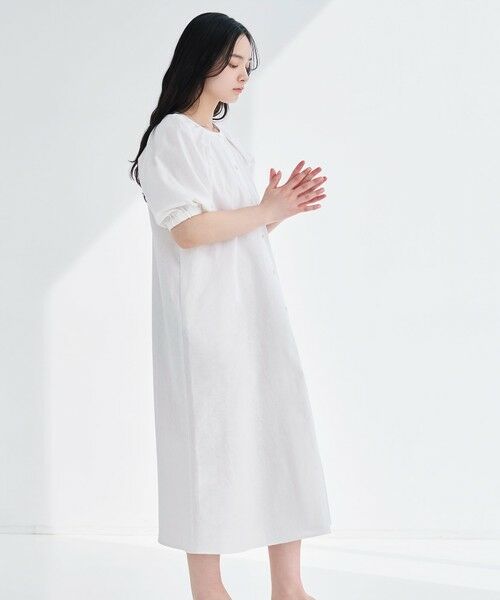 BIANCA / ビアンカ ロング・マキシ丈ワンピース | 【デイリーユース】コットンリネンフレアワンピース | 詳細5