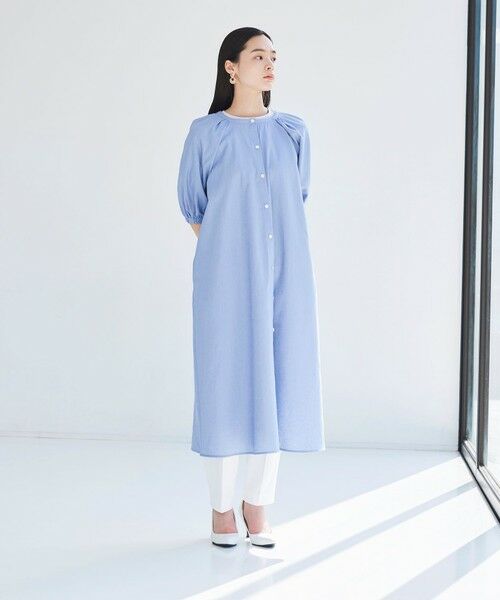 BIANCA / ビアンカ ロング・マキシ丈ワンピース | 【デイリーユース】コットンリネンフレアワンピース | 詳細6