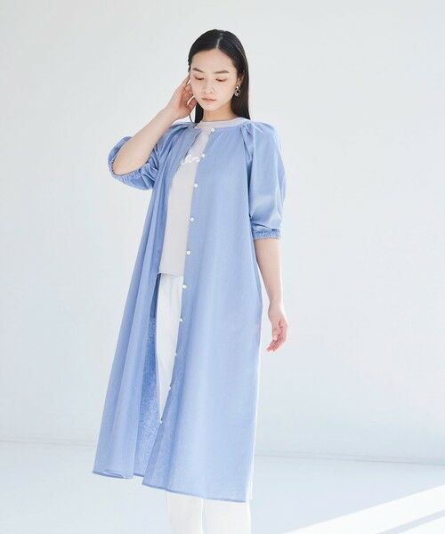 BIANCA / ビアンカ ロング・マキシ丈ワンピース | 【デイリーユース】コットンリネンフレアワンピース | 詳細7