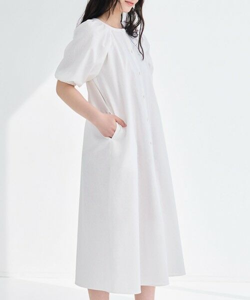 BIANCA / ビアンカ ロング・マキシ丈ワンピース | 【デイリーユース】コットンリネンフレアワンピース | 詳細10