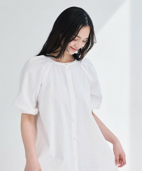 BIANCA / ビアンカ ロング・マキシ丈ワンピース | 【デイリーユース】コットンリネンフレアワンピース | 詳細12