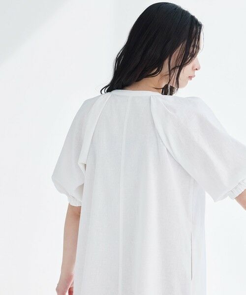 BIANCA / ビアンカ ロング・マキシ丈ワンピース | 【デイリーユース】コットンリネンフレアワンピース | 詳細15