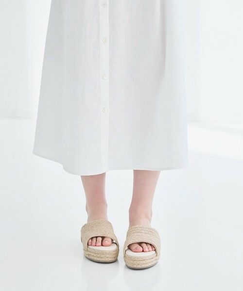 BIANCA / ビアンカ ロング・マキシ丈ワンピース | 【デイリーユース】コットンリネンフレアワンピース | 詳細17