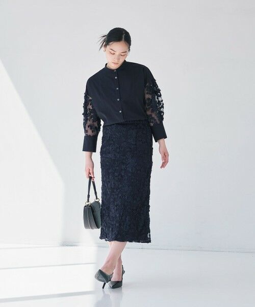 BIANCA / ビアンカ シャツ・ブラウス | 【イージーケア】華やかスリーブレースブラウス | 詳細8